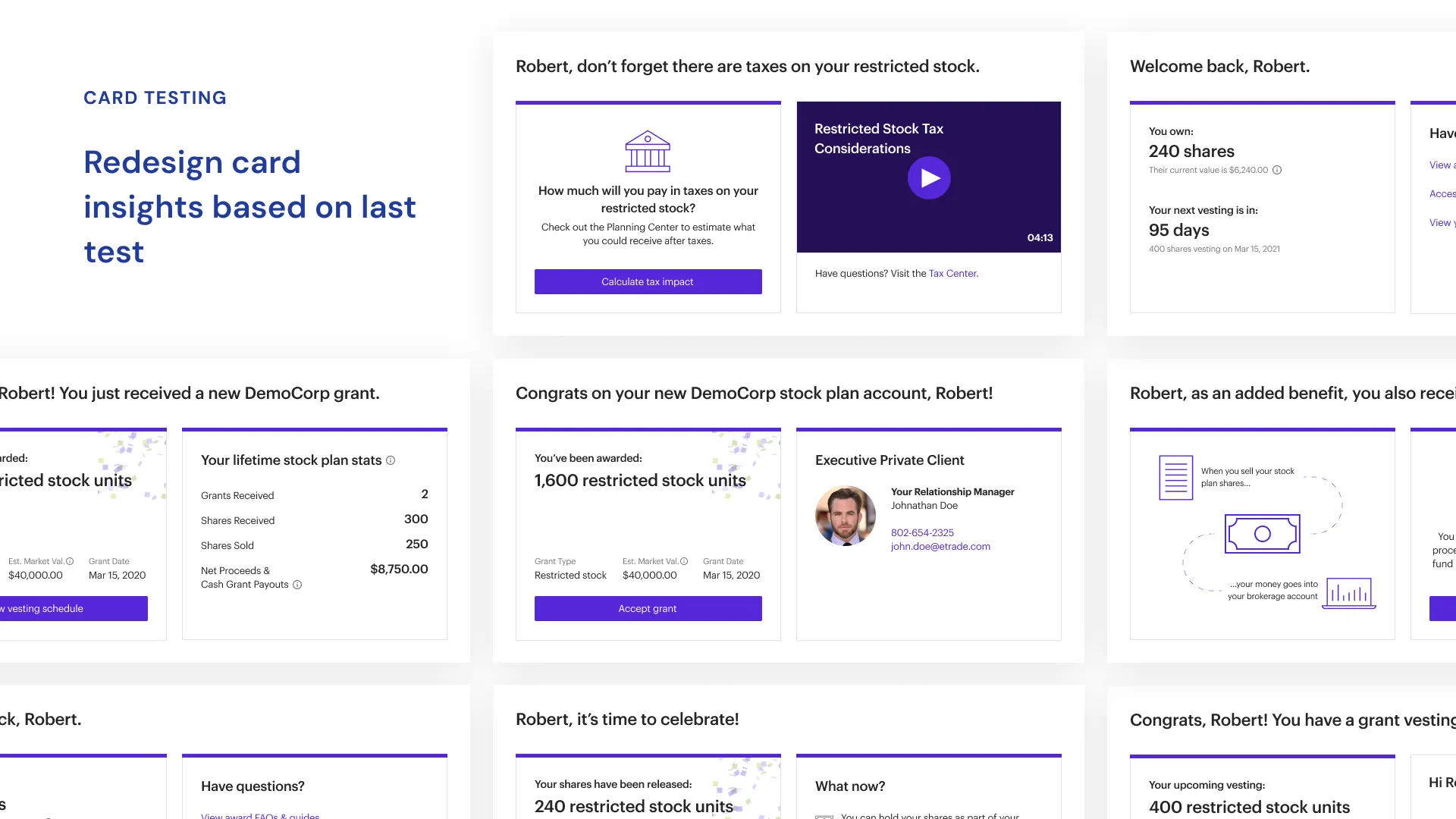 Alternate Card Designs