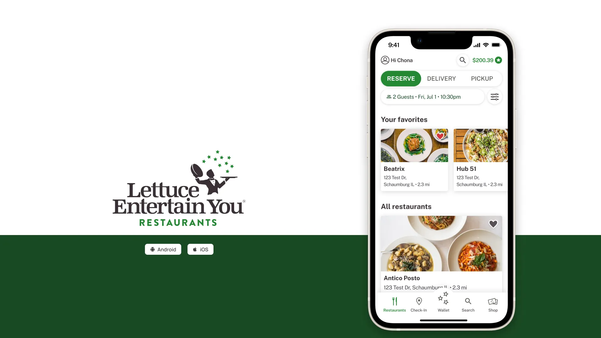 Phone mockup showing self-service non-AI solution