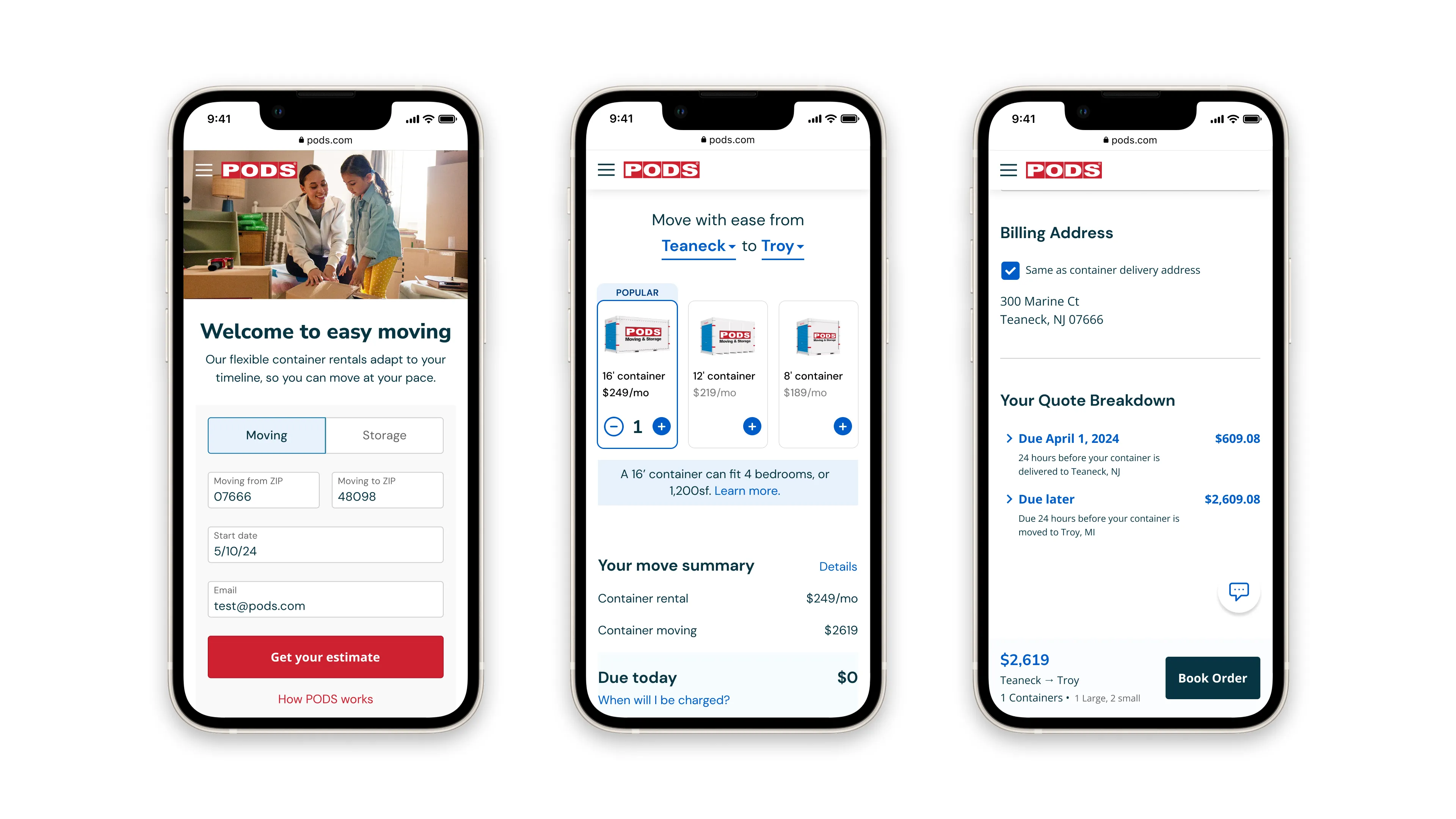A reimagined booking flow.